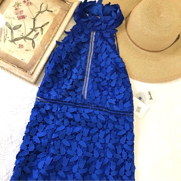 NWT Bardot Gemma Dress in Cobalt Blue - Picture 2 of 16